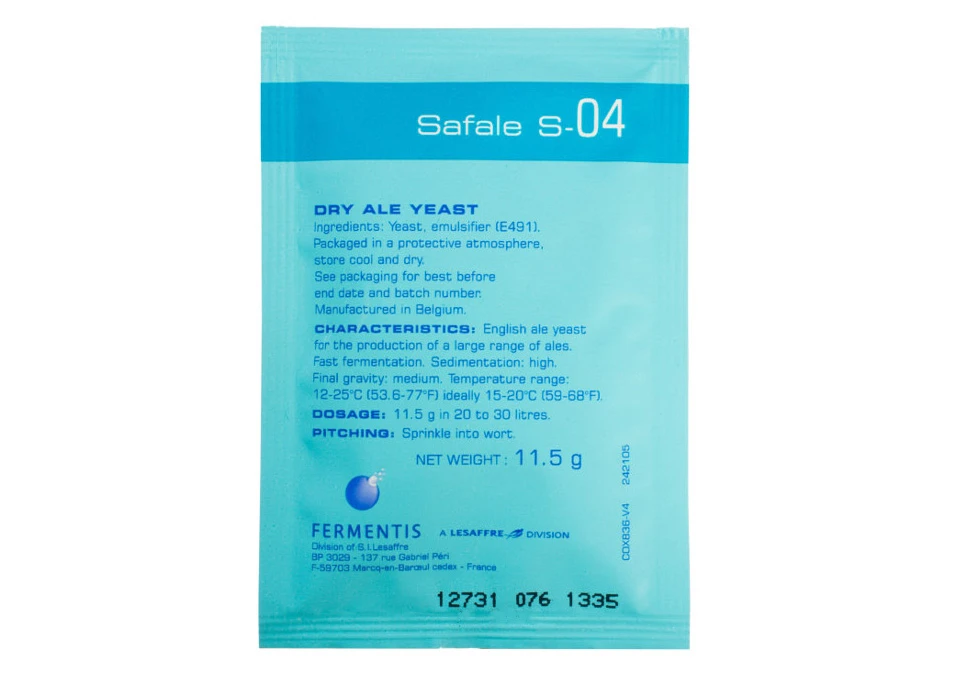 Fermentis Safale S-04 Yeast
