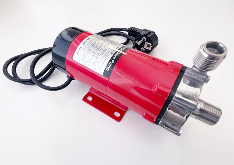 Magnetic Pump MP-15RM Red with Stainless Steel Head