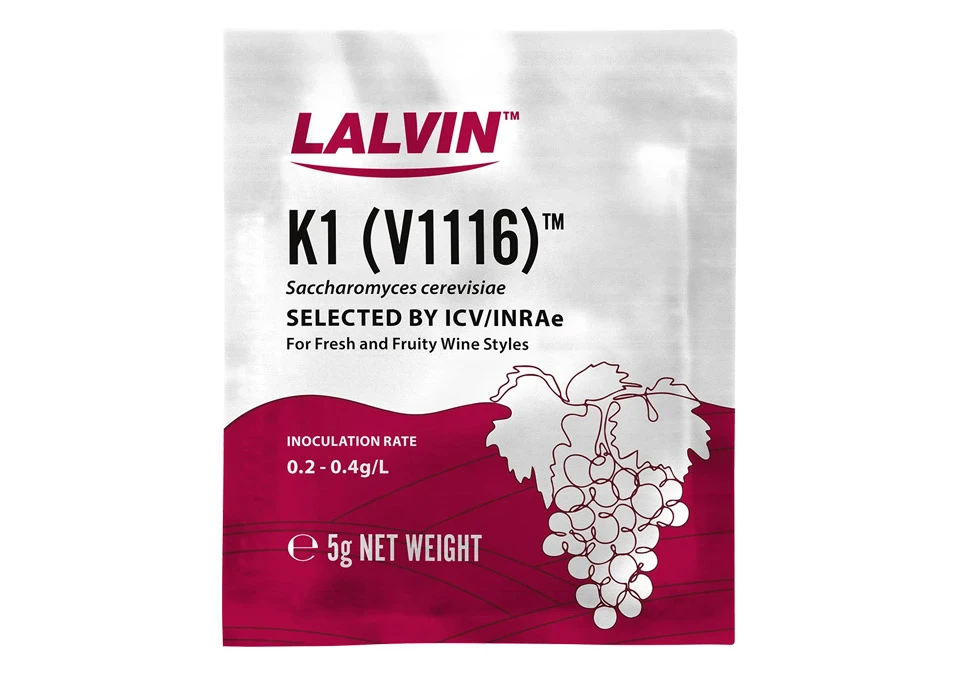 Lalvin K1-V1116 All Purpose 5g Wine Yeast