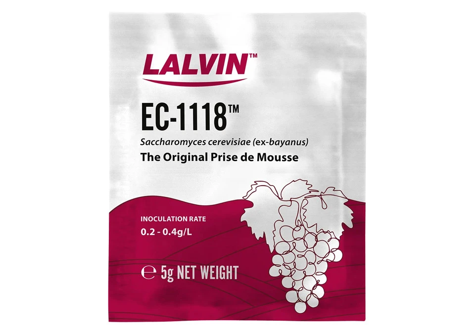 Lalvin EC-1118 5g Wine, Cider & Champagne Yeast