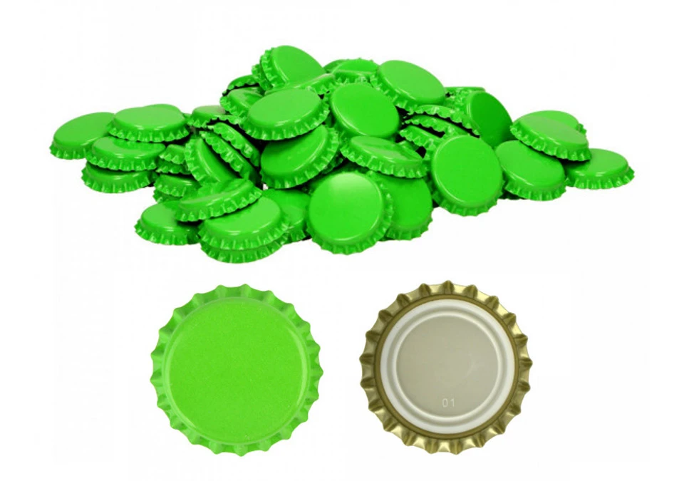 Caps 100-pack Lime