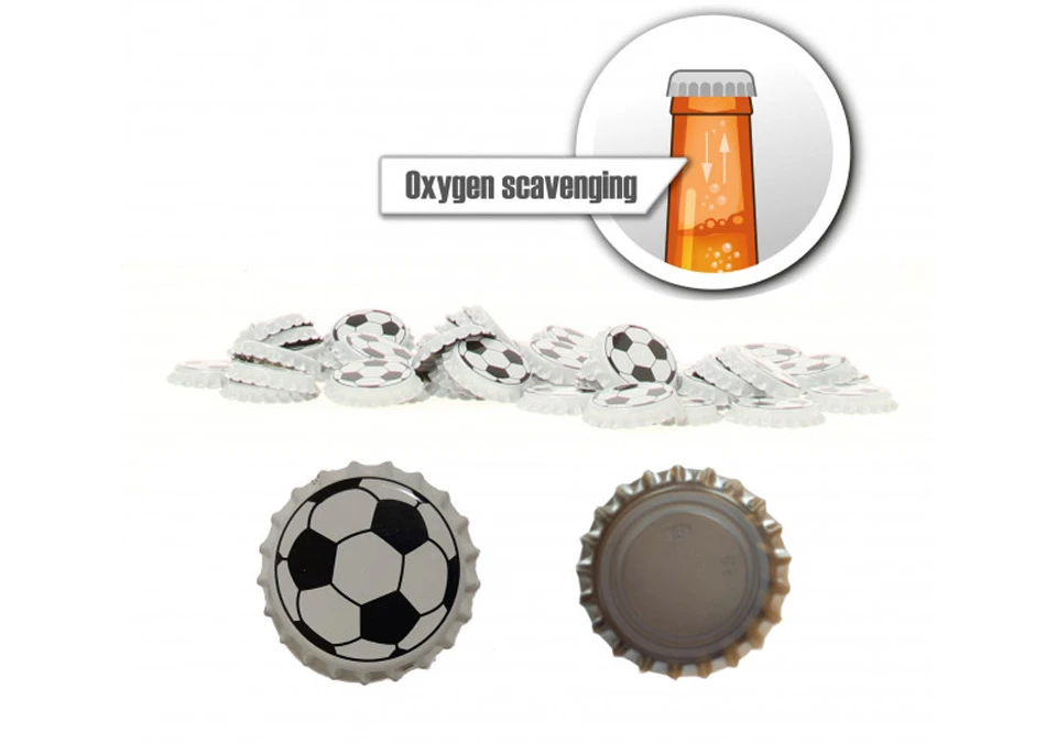 Caps 100-pack Fotball (Oxygen-Scavenging)