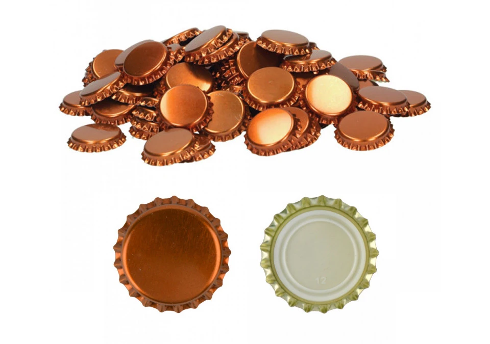Caps 100-pack Bronze