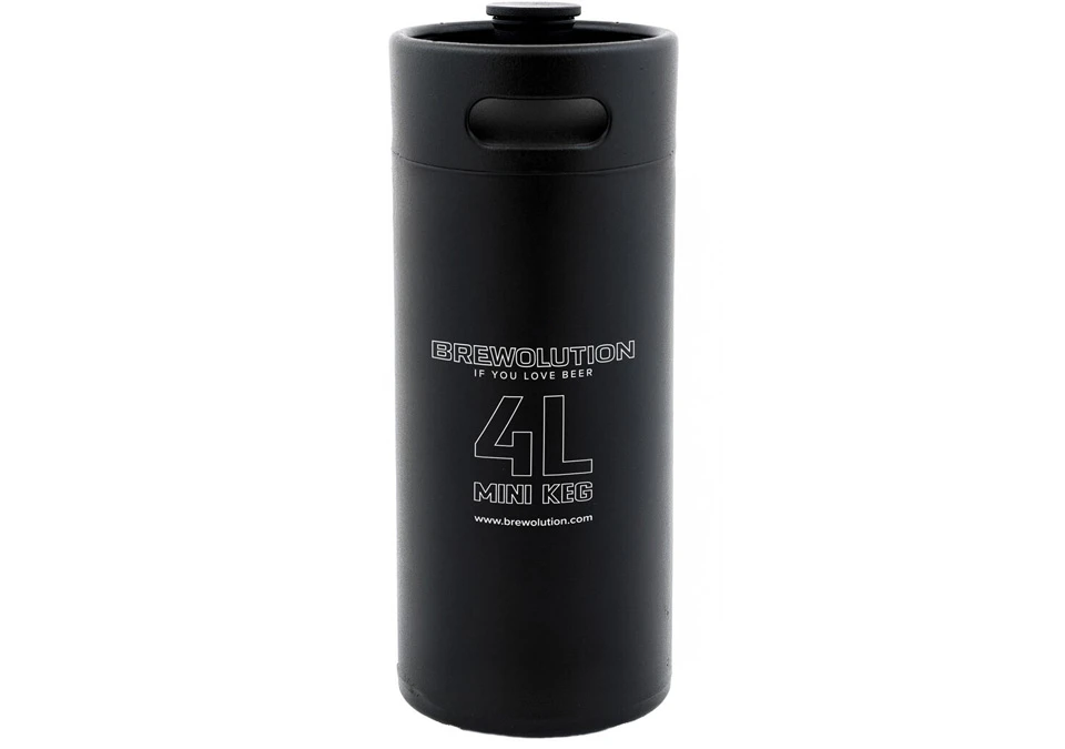 Brewolution Mini Keg 4L Rostfritt stål