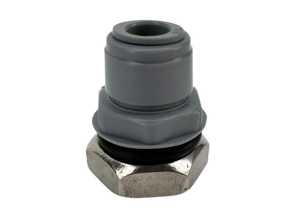Push Fit Duotight Bulkhead Fitting 3/8" Female - 1/2" Male