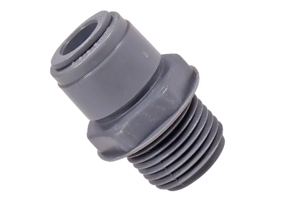 Push Fit Duotight Straight Fitting 3/8" - 1/2" Male