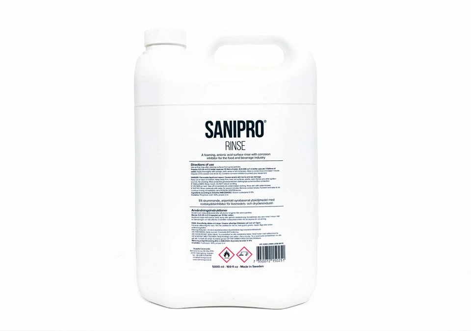 Sanipro Rinse 5000ml - Foaming Sanitizer