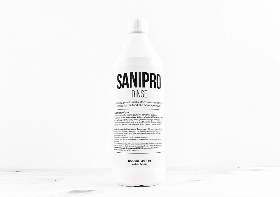 Sanipro Rinse 1000ml - Foaming Sanitizer