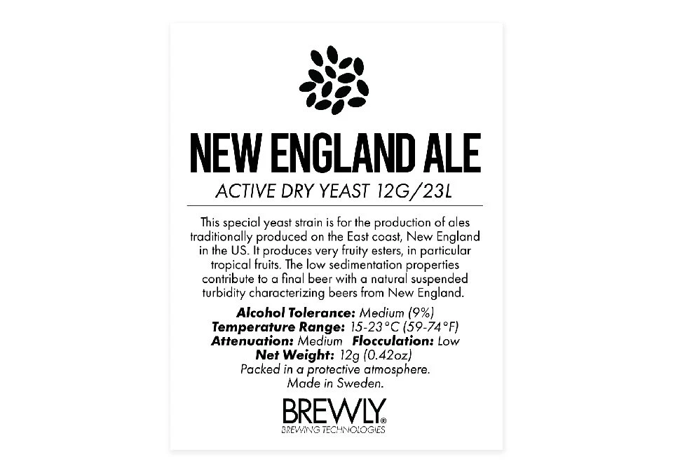 Brewly New England Ale 12g jäst