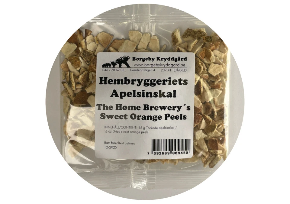 The Home Brewery's Dried Sweet Orange Peel 15g