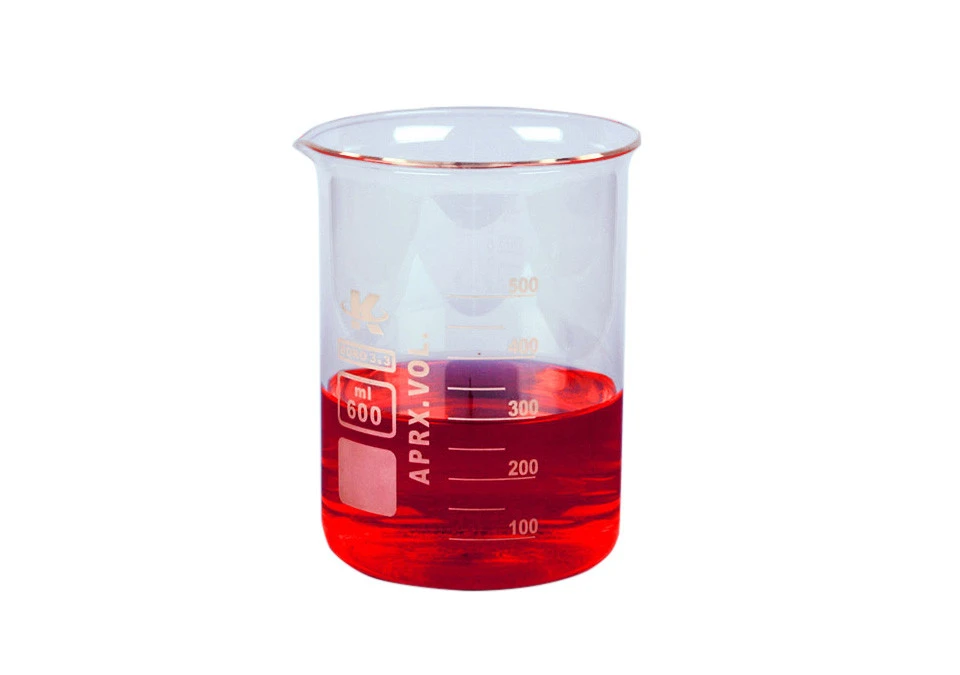 Glasbägare Borosilikat Låg 600ml