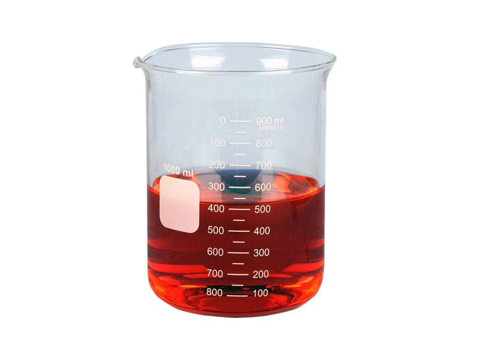 Glasbägare Borosilikat Låg 1000ml
