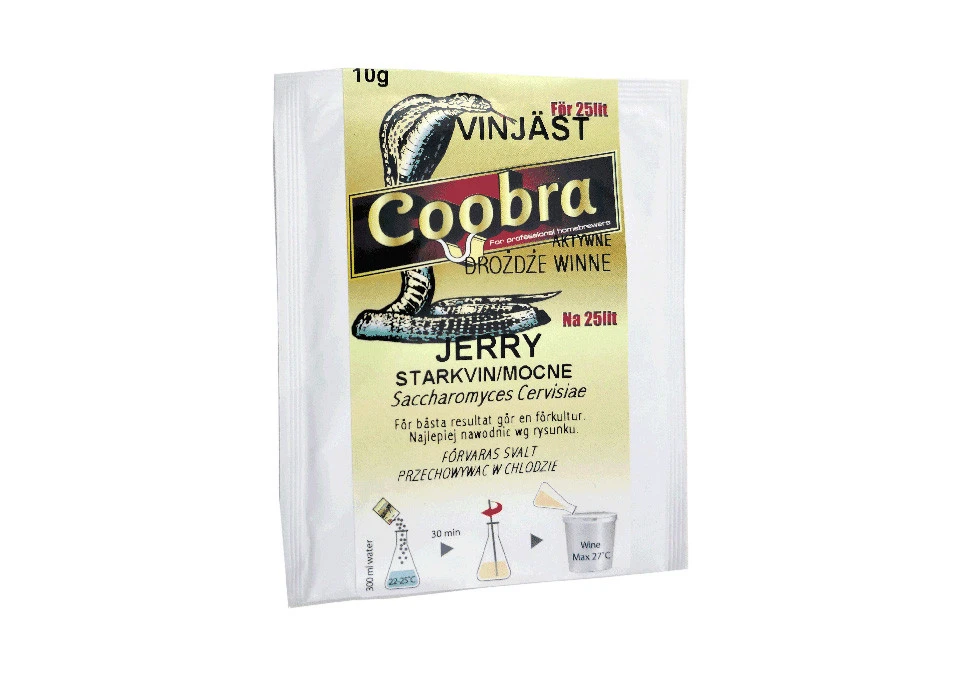 Coobra Wine Yeast Jerry (Sherry type) 10g 25L