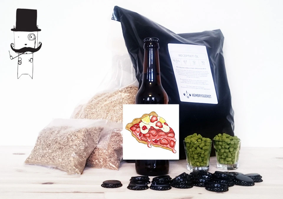 Brewski Strawberry Pie Sour 4% Recipe Kit 10L