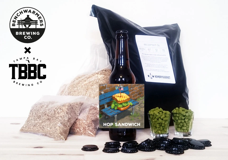 Benchwarmers x TBBC Hop Sandwich IPA 5,4% Recipe Kit 10L