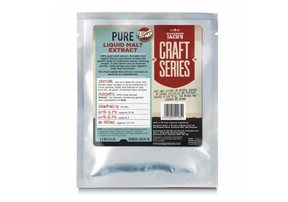 Mangrove Jack's Pure Light Liquid Malt Extract 1,2kg