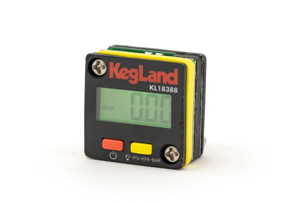 Kegland Digital manometer for Inline Regulator 0-6 bar (0-90psi)