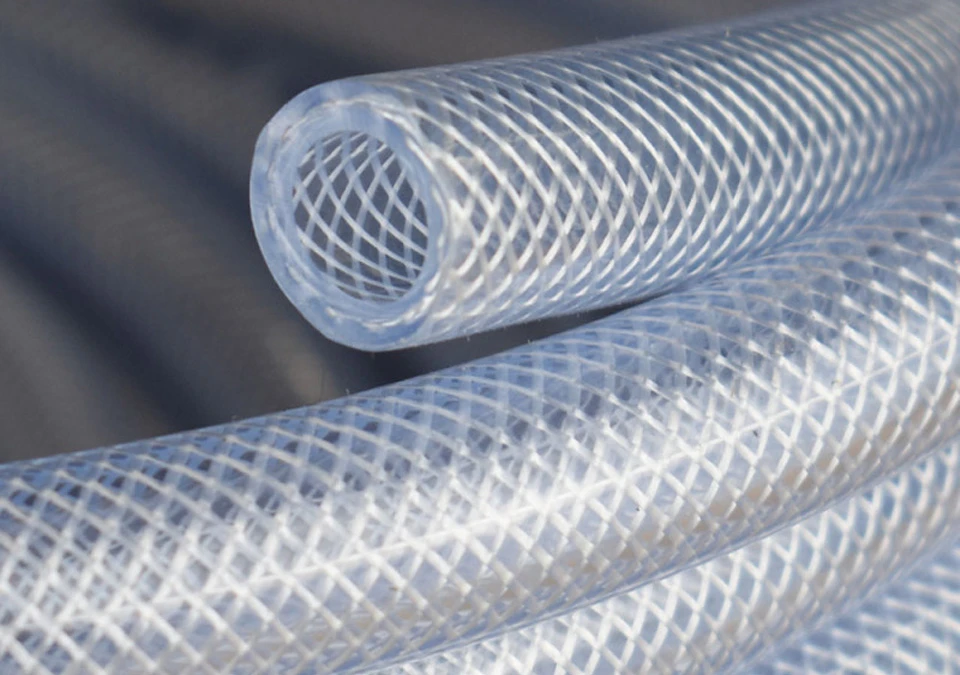 PVC Hose Braided Clear 10x16mm