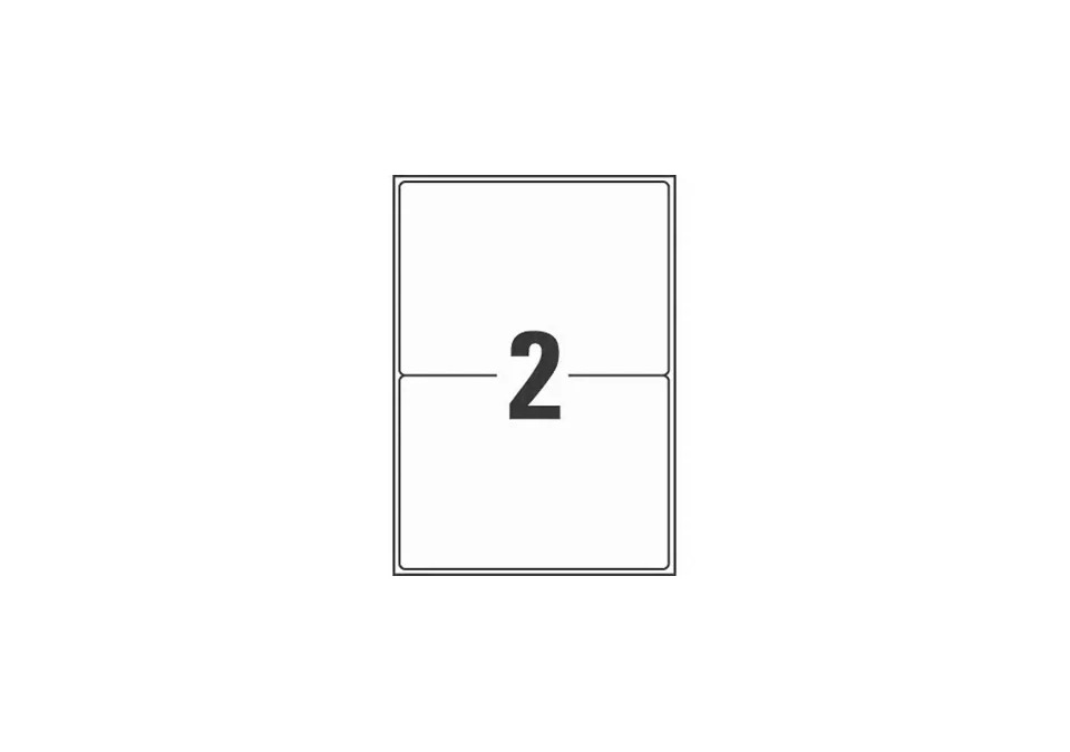 Multi-purpose labels 199,6x143,5mm 200-pack
