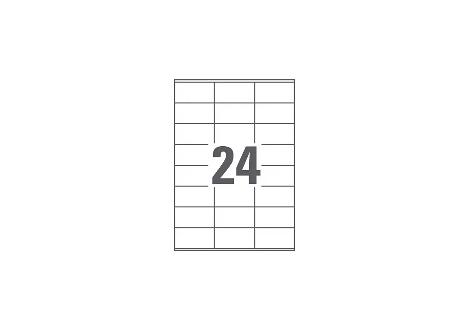 Multi-purpose labels 70x36mm 2400-pack