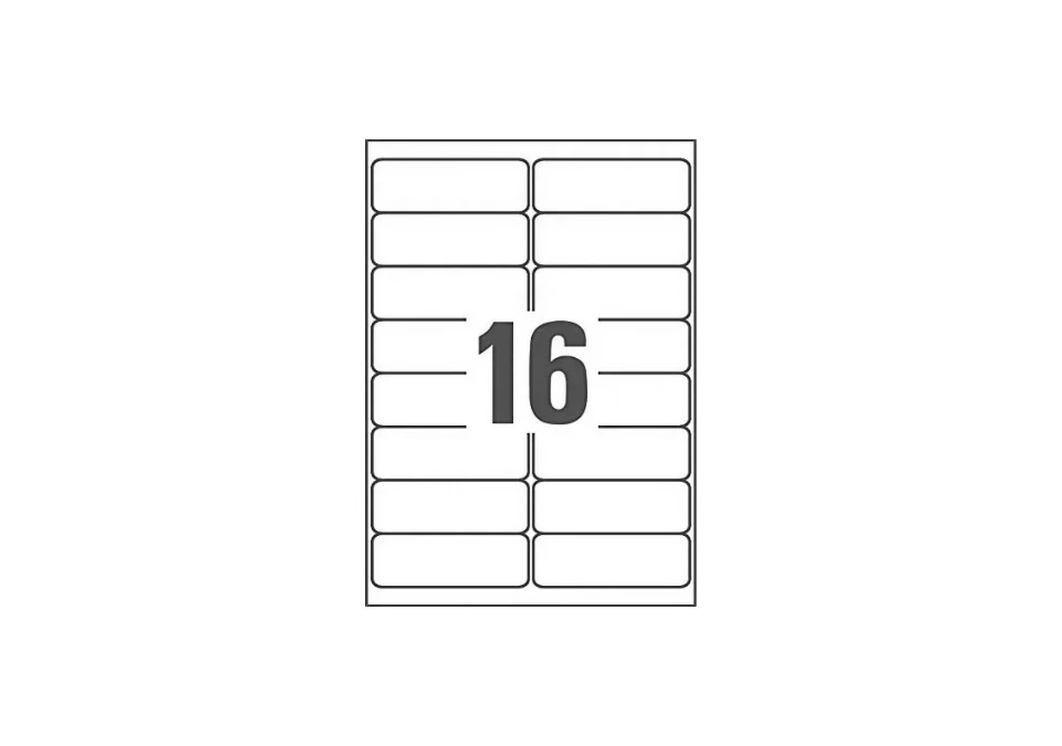 Multi-purpose labels 99,1x33,9mm 1600-pack
